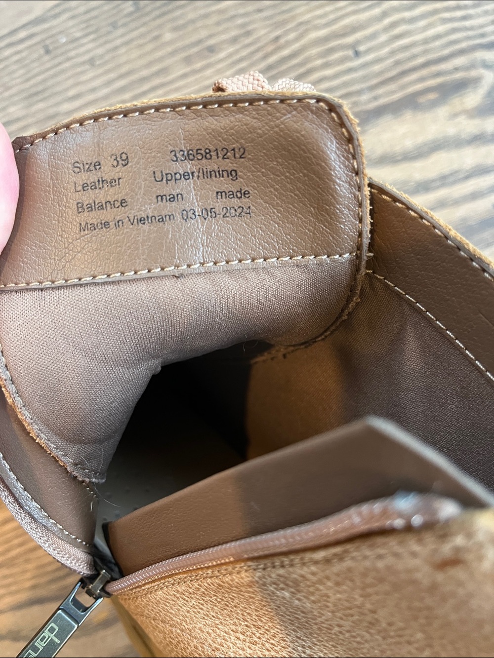 Dansko Sigourney tan clog lace up boot leather size 8.5-9 size 39 - Picture 10 of 13